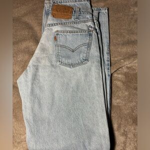 Levi's 550 Light Blue Men's Straight-Leg Jeans